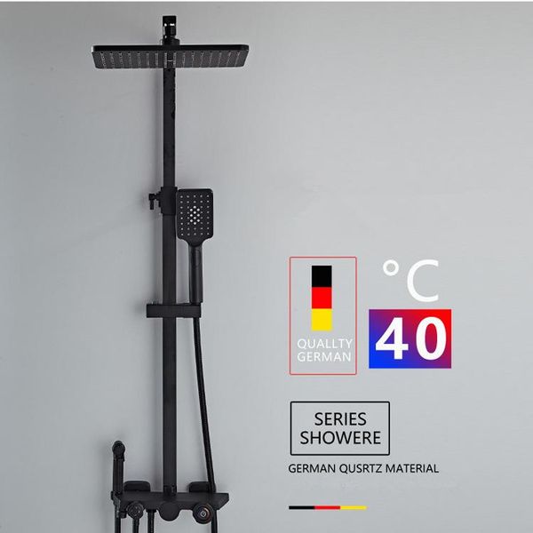 bathroom shower sets constant temperature set black digital display for home pressurized head brass faucent
bathroom shower sets constant temperature set black digital display for home pressurized head brass faucent