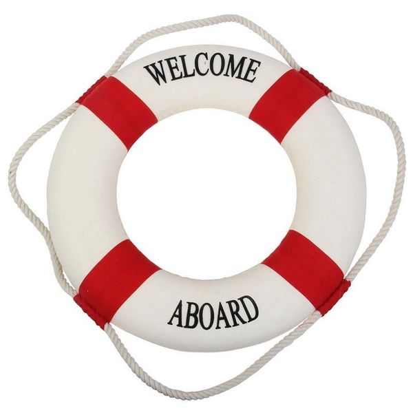 decorative objects & figurines welcome aboard nautical lifebuoy ring wall hanging home decoration (red, 45cm)
decorative objects & figurines welcome aboard nautical lifebuoy ring wall hanging home decoration (red, 45cm)