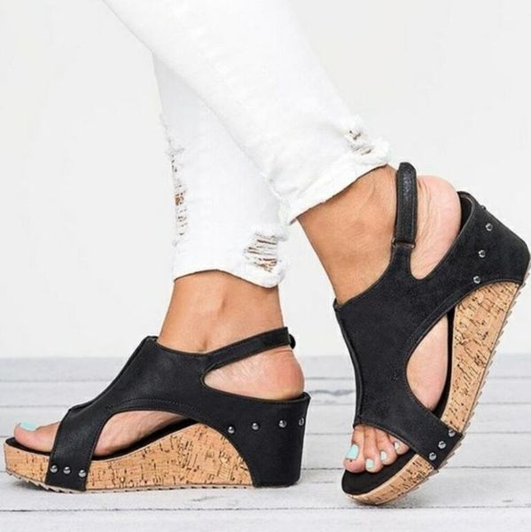 sandals women's platform wedges shoes high heels sandalias mujer summer for women 25, Black
sandals women's platform wedges shoes high heels sandalias mujer summer for women 25, Black