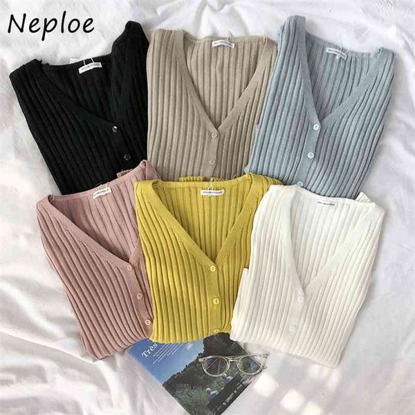 knitted sweaters women spring solid fashion v neck single breasted cardigans casual soft slim fit female 1d215 210422, White;black 
knitted sweaters women spring solid fashion v neck single breasted cardigans casual soft slim fit female 1d215 210422, White;black