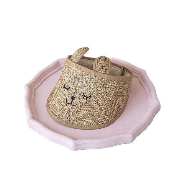 summer ears cartoon straw woven empty hat outdoor sunshade female casual foldable sun cap wide brim hats, Blue;gray
summer ears cartoon straw woven empty hat outdoor sunshade female casual foldable sun cap wide brim hats, Blue;gray