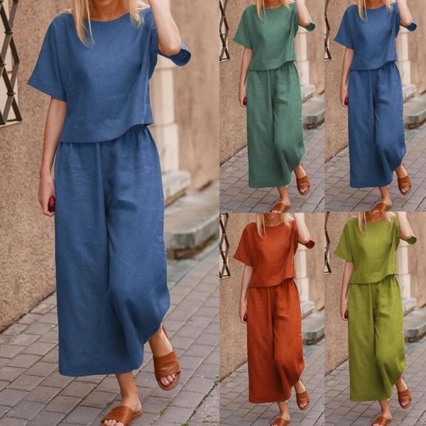 women's two piece pants skin-friendly two-piece solid color loose t-shirt set for beach, White
women's two piece pants skin-friendly two-piece solid color loose t-shirt set for beach, White