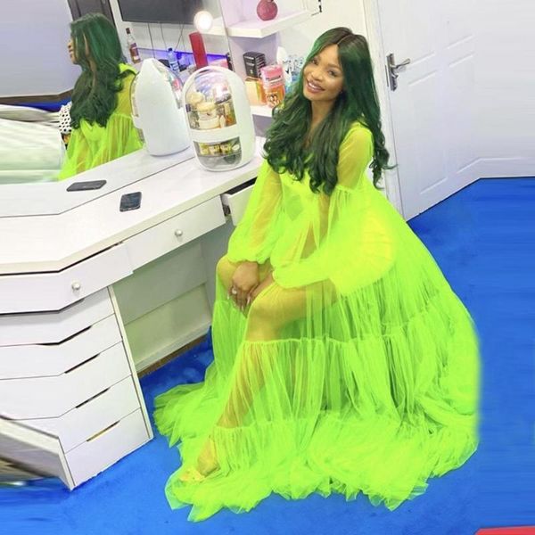 casual dresses shiny fluorescent green tulle overlay sheer long sleeves women maxi party dressing gowns plus size maternity robe, Black;gray
casual dresses shiny fluorescent green tulle overlay sheer long sleeves women maxi party dressing gowns plus size maternity robe, Black;gray