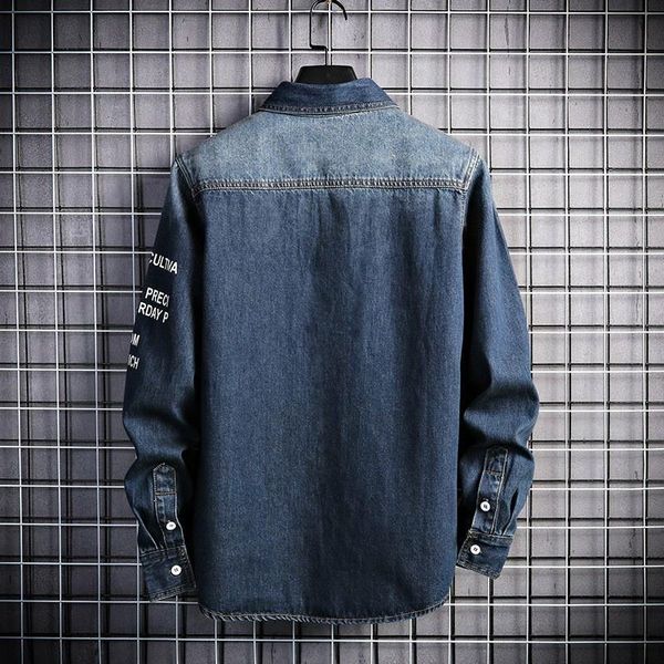 men's casual shirts mens autumn spring long sleeve denim shirt safari cowboy single breasted pocket cargo jeans camisa streetwear, White;black
men's casual shirts mens autumn spring long sleeve denim shirt safari cowboy single breasted pocket cargo jeans camisa streetwear, White;black