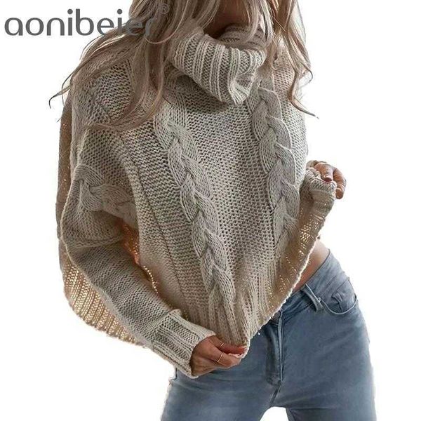aonobeier knit twist sweater turtleneck sweater autumn winter ladies long sleeve pullover loose casual female jumper 210604, White;black
aonobeier knit twist sweater turtleneck sweater autumn winter ladies long sleeve pullover loose casual female jumper 210604, White;black