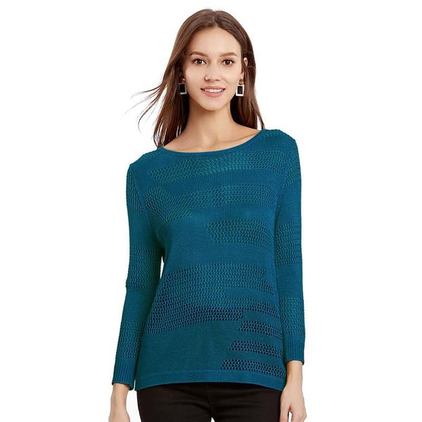 donsignet women's sweater fashion spring round neck pullover solid color hollow base knitted long sleeve woman sweaters, White;black
donsignet women's sweater fashion spring round neck pullover solid color hollow base knitted long sleeve woman sweaters, White;black