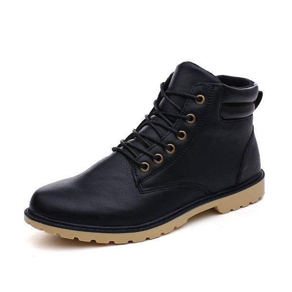 2020 leather men boots autumn winter ankle boots fashion casual footwear shoes men, Black
2020 leather men boots autumn winter ankle boots fashion casual footwear shoes men, Black