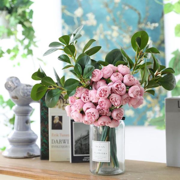 decorative flowers & wreaths artificial 27heads fake camellia rose bouquet silk flower wedding party home diy para ddecoracion hogar
decorative flowers & wreaths artificial 27heads fake camellia rose bouquet silk flower wedding party home diy para ddecoracion hogar