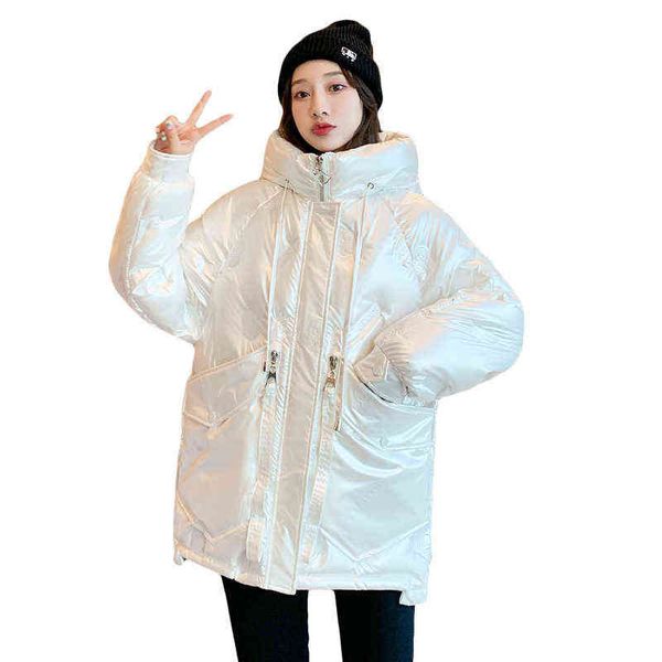 bright face wash down cotton padded clothes women's korean version loose 2021 winter coat thickened bread, Black
bright face wash down cotton padded clothes women's korean version loose 2021 winter coat thickened bread, Black
