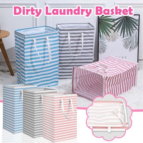 storage bags waterproof striped moisture-proof dirty clothes basket foldable bag bin sundries sorter
storage bags waterproof striped moisture-proof dirty clothes basket foldable bag bin sundries sorter