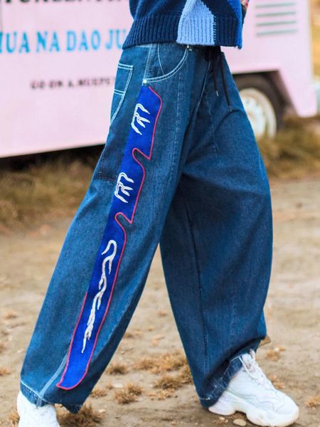 women's jeans 2021 fashion long pants for women trousers plus size denim wide leg s-xl autumn original, Blue
women's jeans 2021 fashion long pants for women trousers plus size denim wide leg s-xl autumn original, Blue