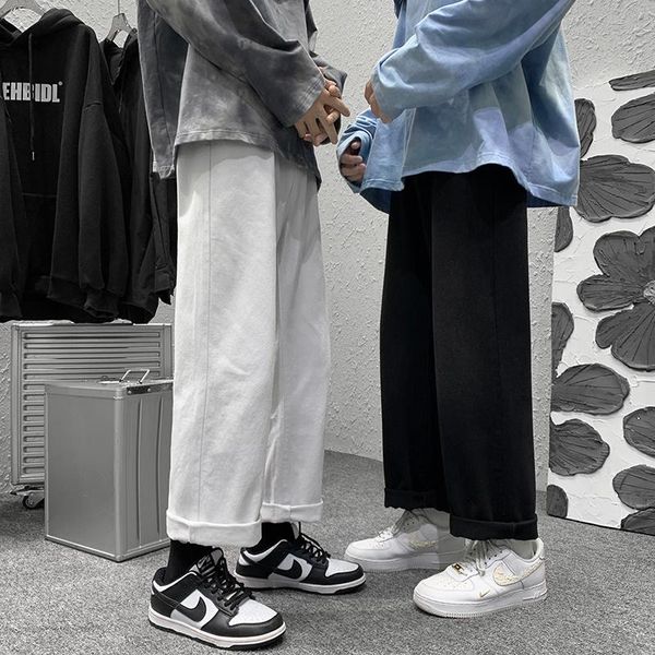 men's jeans black/blue/white fashion retro casual wide-leg men streetwear loose hip-hop straight denim trousers mens -2xl
men's jeans black/blue/white fashion retro casual wide-leg men streetwear loose hip-hop straight denim trousers mens -2xl