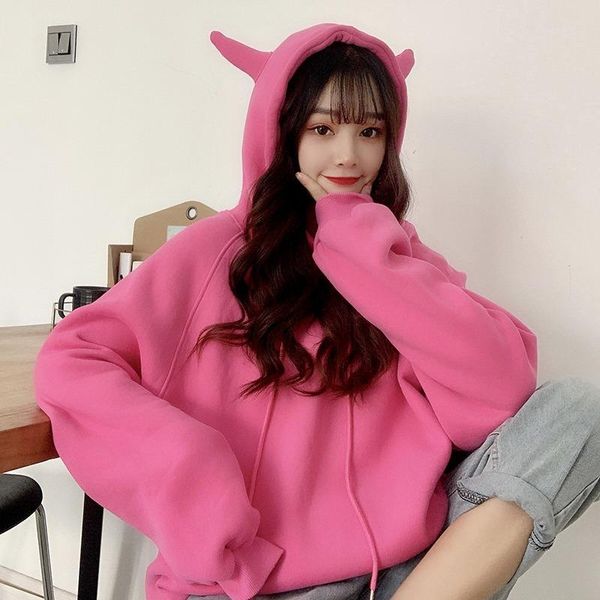 women's hoodies & sweatshirts women autumn winter japanese style harajuku print pullover thick loose sweatshirt candy color casual coat, Black
women's hoodies & sweatshirts women autumn winter japanese style harajuku print pullover thick loose sweatshirt candy color casual coat, Black