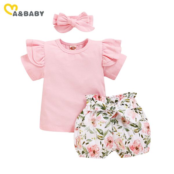 0-24m summer flower toddler born infant girl clothes set ruffles t shirt bow shorts outfits costumes 210515, White
0-24m summer flower toddler born infant girl clothes set ruffles t shirt bow shorts outfits costumes 210515, White
