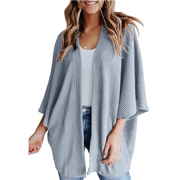 women's knits & tees 2021 autumn and winter leisure comfort style loose five-point sleeve cardigan sweater t-shirt top, White
women's knits & tees 2021 autumn and winter leisure comfort style loose five-point sleeve cardigan sweater t-shirt top, White