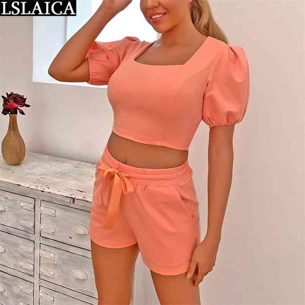 solid color set clothes for women short sleeve crop short pants drawsrting slim fashion 2 peice pockets homewear 210515, White
solid color set clothes for women short sleeve crop short pants drawsrting slim fashion 2 peice pockets homewear 210515, White