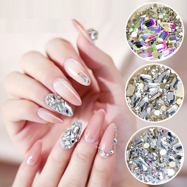 nail art decorations rhinestones gems 3dglitter ab flat back stones decor diy transparent drill, Silver;gold
nail art decorations rhinestones gems 3dglitter ab flat back stones decor diy transparent drill, Silver;gold