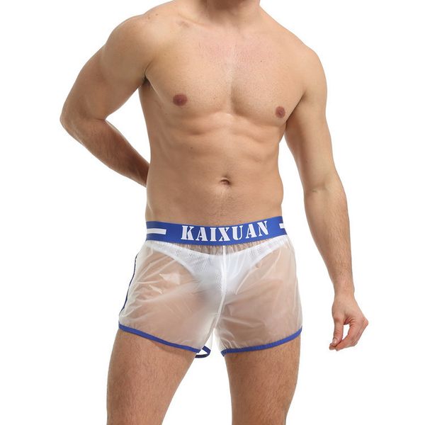 men's shorts environment friendly pvc material fun transparent gay fashion underwear, White;black
men's shorts environment friendly pvc material fun transparent gay fashion underwear, White;black