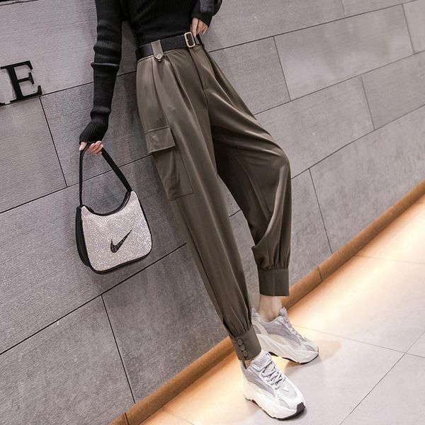 women's suits & blazers spring and autumn 2021 korean version loose, thin versatile small 9-point pants casual trend, White;black
women's suits & blazers spring and autumn 2021 korean version loose, thin versatile small 9-point pants casual trend, White;black