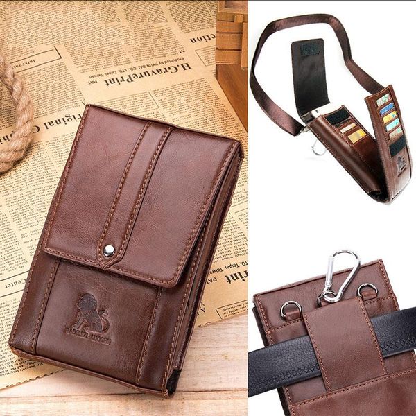 old lion leather men's mobile phone running bag multi-function card block shoulder xiao gua bao men' waist bags
old lion leather men's mobile phone running bag multi-function card block shoulder xiao gua bao men' waist bags