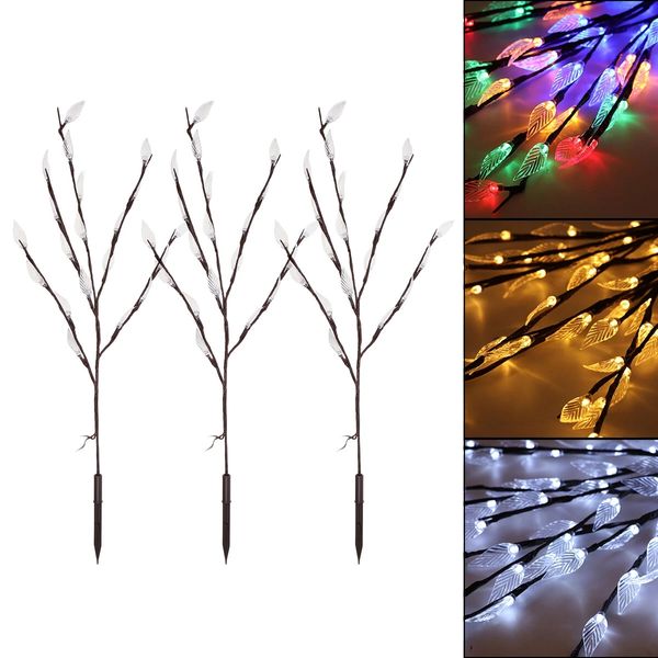 3pcs led solar powered lawn light tree branches ground lamp outdoor garden yard lighting decoration - white
3pcs led solar powered lawn light tree branches ground lamp outdoor garden yard lighting decoration - white