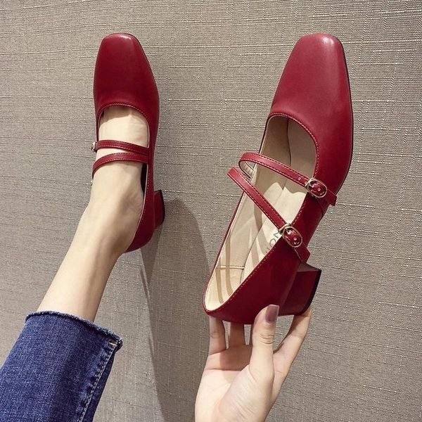 autumn retro leather pumps shoes women square toe mid heels marry jeans 3.5 cm plus size 41 42 dress, Black
autumn retro leather pumps shoes women square toe mid heels marry jeans 3.5 cm plus size 41 42 dress, Black