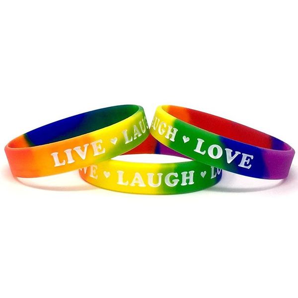 tennis 300pcs live laugh love with hearts different color sport silicone wristband bracelet by dhl, Golden;silver
tennis 300pcs live laugh love with hearts different color sport silicone wristband bracelet by dhl, Golden;silver