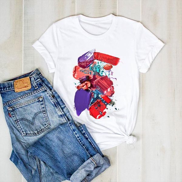 men print casual paint mens t shirts make up girl 3d color lady graphict ladies clothes tee female shirt, White;black
men print casual paint mens t shirts make up girl 3d color lady graphict ladies clothes tee female shirt, White;black
