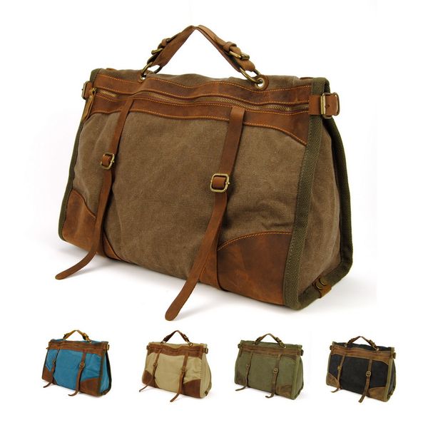 vintage retro military canvas + leather men travel bags luggage duffel bags weekend bag overnight tote handbag fashion m314#
vintage retro military canvas + leather men travel bags luggage duffel bags weekend bag overnight tote handbag fashion m314#