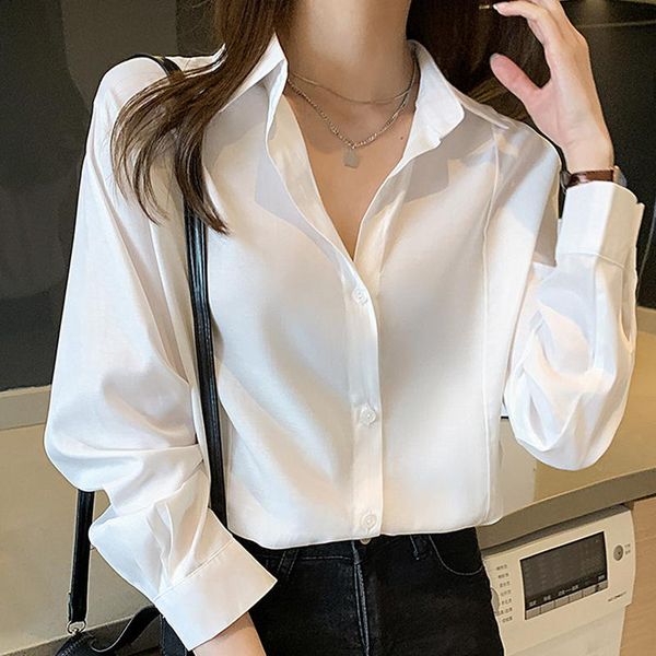 women's blouses & shirts long sleeve white blouse women blusas mujer de moda 2021 turn down collar office chiffon shirt e451
women's blouses & shirts long sleeve white blouse women blusas mujer de moda 2021 turn down collar office chiffon shirt e451