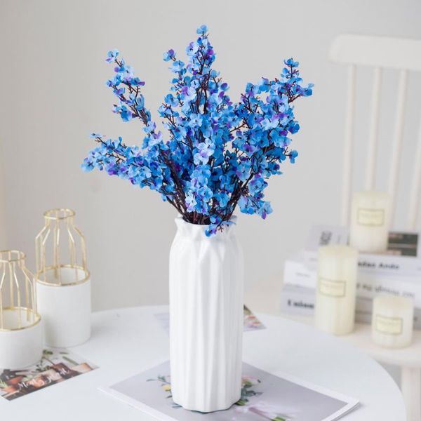 decorative flowers & wreaths 5forks 50cm pink silk gypsophila fake plants vase for home wedding artificial dried small bunches living room d
decorative flowers & wreaths 5forks 50cm pink silk gypsophila fake plants vase for home wedding artificial dried small bunches living room d
