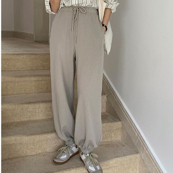 korean style high waist casual pants 2021 spring summer simple solid trousers loose all match soft straight wide leg joggers women's &, Black;white
korean style high waist casual pants 2021 spring summer simple solid trousers loose all match soft straight wide leg joggers women's &, Black;white