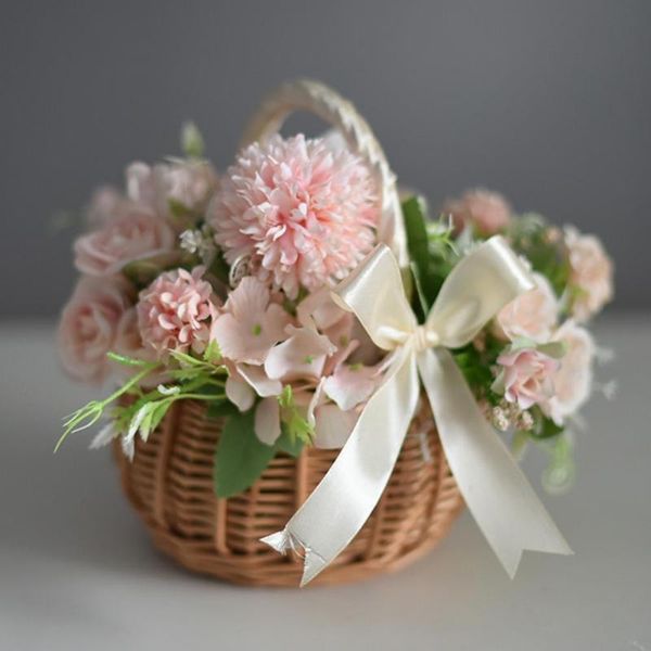 storage baskets flower basket woven hand-held wicker pot decorative picnic for home table desk decor
storage baskets flower basket woven hand-held wicker pot decorative picnic for home table desk decor