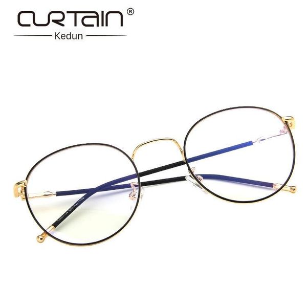 fashion sunglasses frames retro glasses frame 30017 korean plain artistic compatible myopia eyeglasses fixing device kick off, Black 
fashion sunglasses frames retro glasses frame 30017 korean plain artistic compatible myopia eyeglasses fixing device kick off, Black