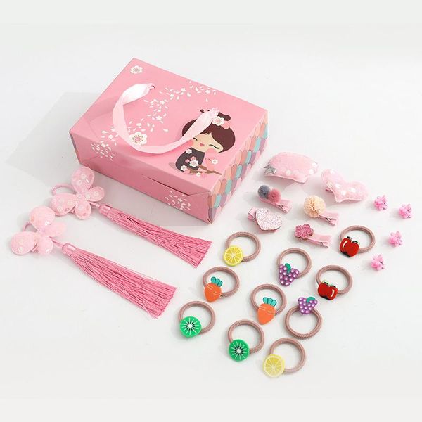 girl headdress gift box set baby hairpin clip cute tie hair rubber band children b accessories, Slivery;white
girl headdress gift box set baby hairpin clip cute tie hair rubber band children b accessories, Slivery;white