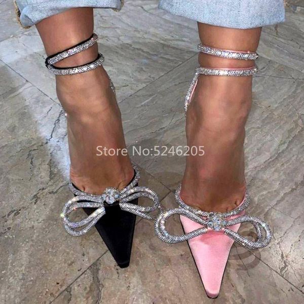 summer fashion women sandals high heels pointed toe cut out shoes cute crystal bowties ankle strappy pumps, Black
summer fashion women sandals high heels pointed toe cut out shoes cute crystal bowties ankle strappy pumps, Black