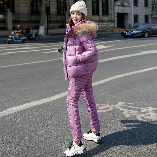 women's two piece pants women 2021 winter jacket female casual hooded warm coats suits ladies faux fur collar cotton parkas set d257, White
women's two piece pants women 2021 winter jacket female casual hooded warm coats suits ladies faux fur collar cotton parkas set d257, White