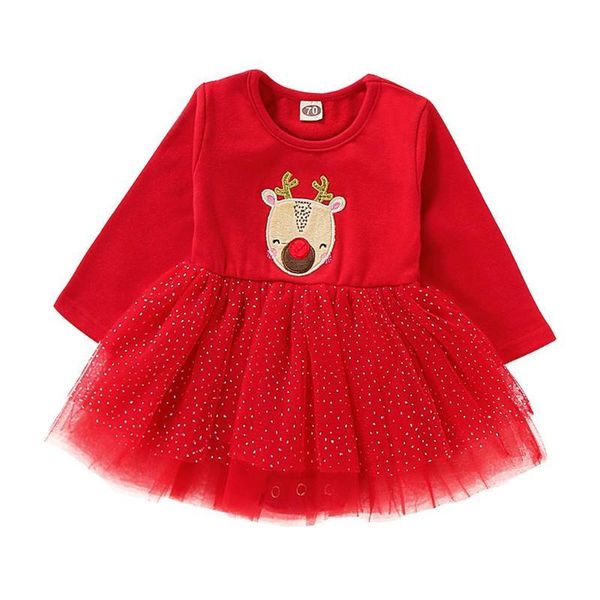 girl's dresses baby infant girl christmas party dress embroidery cartoon long-sleeves mesh tutu, Red;yellow
girl's dresses baby infant girl christmas party dress embroidery cartoon long-sleeves mesh tutu, Red;yellow