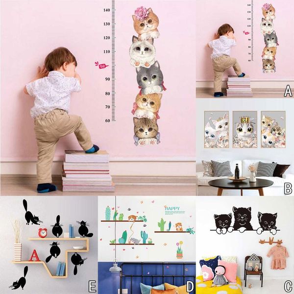 Cute Cat Theme Family Room Window Wall Mural Decorative Decal Detachable Support Wholesale And Drop Party Favor
Cute Cat Theme Family Room Window Wall Mural Decorative Decal Detachable Support Wholesale And Drop Party Favor