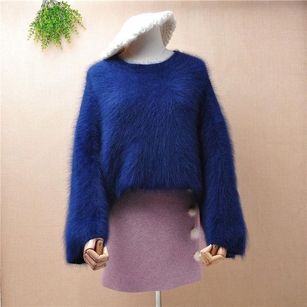 women's sweaters laides women fashion hairy fluffy mink cashmere navy blue long flare sleeves pullover angora fur winter jumper sweat, White;black
women's sweaters laides women fashion hairy fluffy mink cashmere navy blue long flare sleeves pullover angora fur winter jumper sweat, White;black