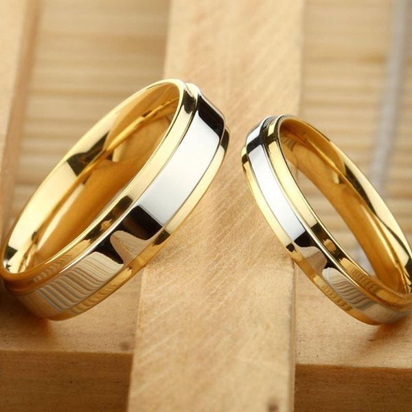 wedding rings simple couple titanium steel women men's jewelry anniversary marriage fashion gift, Slivery;golden
wedding rings simple couple titanium steel women men's jewelry anniversary marriage fashion gift, Slivery;golden