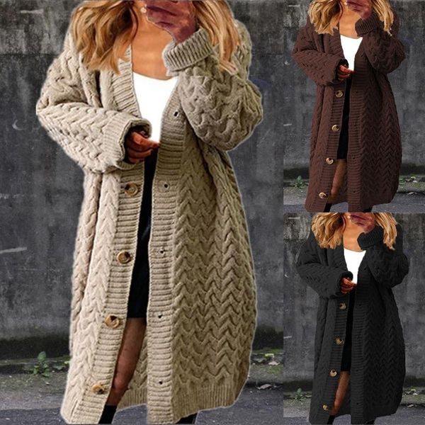 women's knits & tees autumn winter women knitted cardigan coats casual loose pocket female full sleeve lady 2021 sweater jumper, White
women's knits & tees autumn winter women knitted cardigan coats casual loose pocket female full sleeve lady 2021 sweater jumper, White