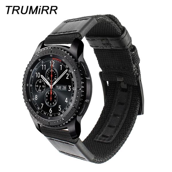 watch bands premium nylon + genuine leather watchband for samsung gear s3 classic frontier quick release band steel buckle wrist strap, Black;brown
watch bands premium nylon + genuine leather watchband for samsung gear s3 classic frontier quick release band steel buckle wrist strap, Black;brown