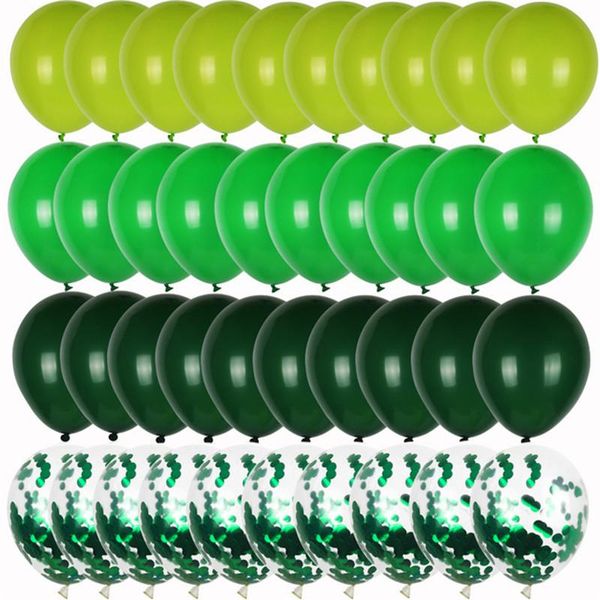 party decoration 40pcs green balloons set chrome metallic confetti ballon jungle safari animal birthday wedding balloon garland
party decoration 40pcs green balloons set chrome metallic confetti ballon jungle safari animal birthday wedding balloon garland