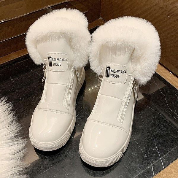 boots bottes femme 2021 winter ankle women's shoes waterproof platform keep warm thick heels botas mujer, Black
boots bottes femme 2021 winter ankle women's shoes waterproof platform keep warm thick heels botas mujer, Black