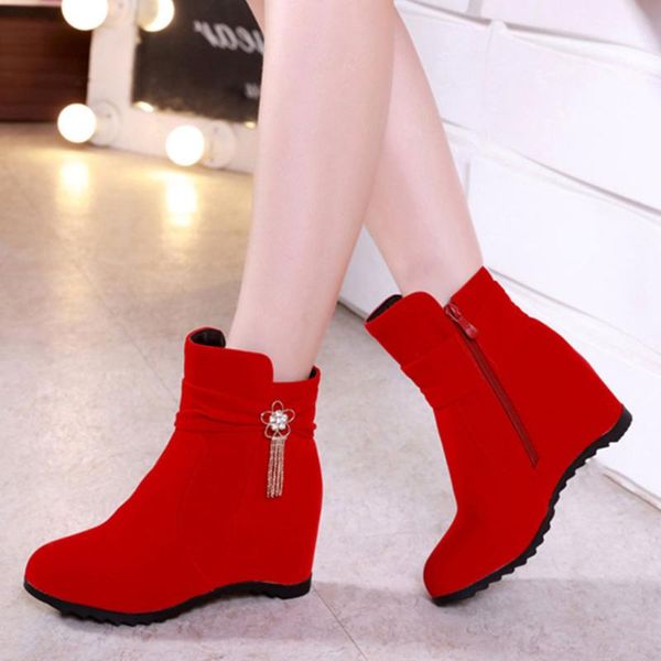 karin elegant women shoes arriavl ankle boots autumn spring zipper height increasing decoration, Black
karin elegant women shoes arriavl ankle boots autumn spring zipper height increasing decoration, Black