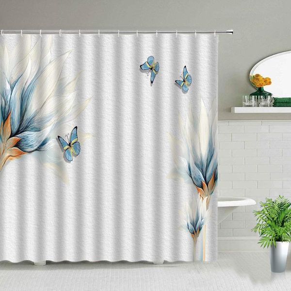 modern blue flower butterfly bathroom shower curtains chinese style floral plant bird scenery background wall decor bath screen
modern blue flower butterfly bathroom shower curtains chinese style floral plant bird scenery background wall decor bath screen