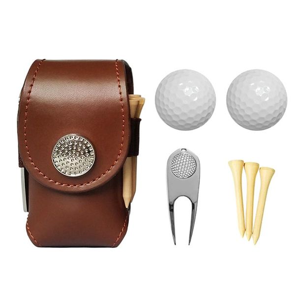 golf balls leather ball pouch bag mini pocket holder with 2 3 tees 1 divot repair tool set accessories
golf balls leather ball pouch bag mini pocket holder with 2 3 tees 1 divot repair tool set accessories