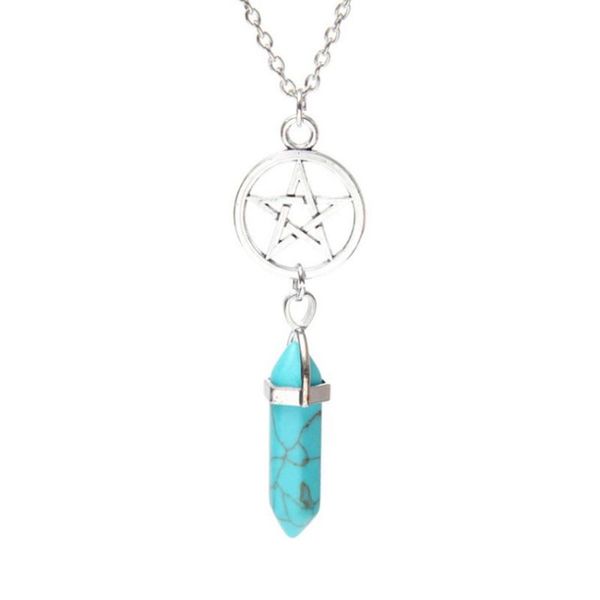 pendant necklaces fyjs unique silver plated star hexagon column green turquoises stone lapis lazuli necklace spiritual jewelry
pendant necklaces fyjs unique silver plated star hexagon column green turquoises stone lapis lazuli necklace spiritual jewelry