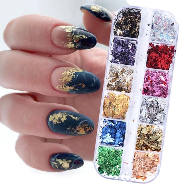 color gold foil gorgeous nails glitter aluminum nail design shiny year art decoration kits
color gold foil gorgeous nails glitter aluminum nail design shiny year art decoration kits